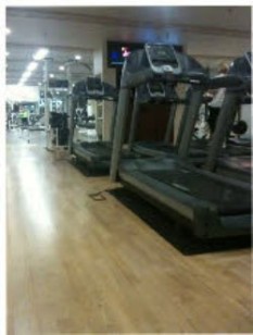 Fitness matting/sheets for equipment in gym