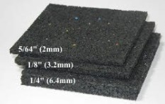 Acoustical Underlayment sizes